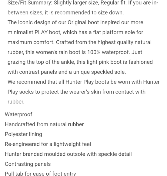 Hunter Original Short Speckle Rain Play Boots Beige/Red - Picture 13 of 13